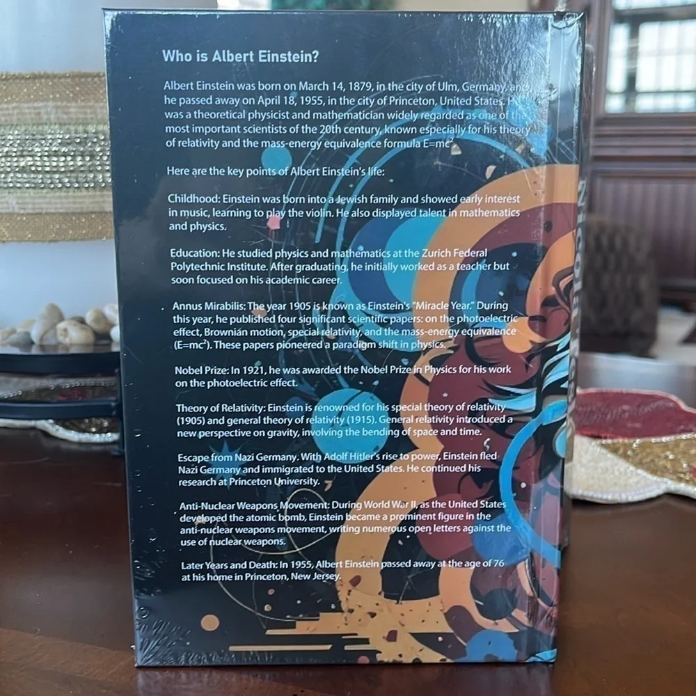 Brand New Decorative Coffee Table Books Home Decor Blank Journals Scientists
